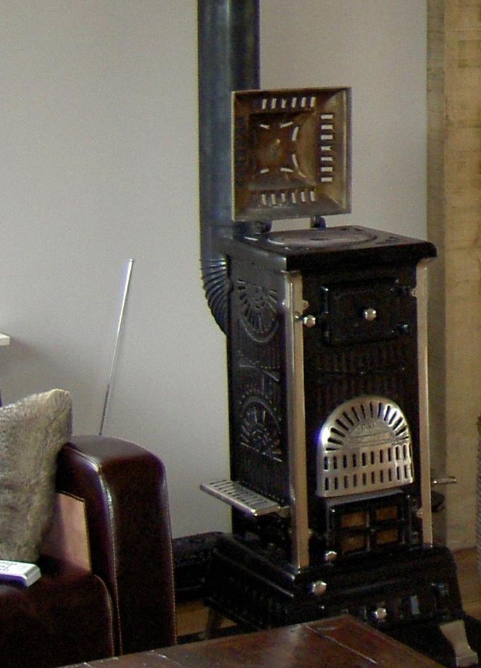 Mooie antieke kachel in goede staat., Huis en Inrichting, Kachels, Ophalen, Gebruikt, Houtkachel, Vrijstaand