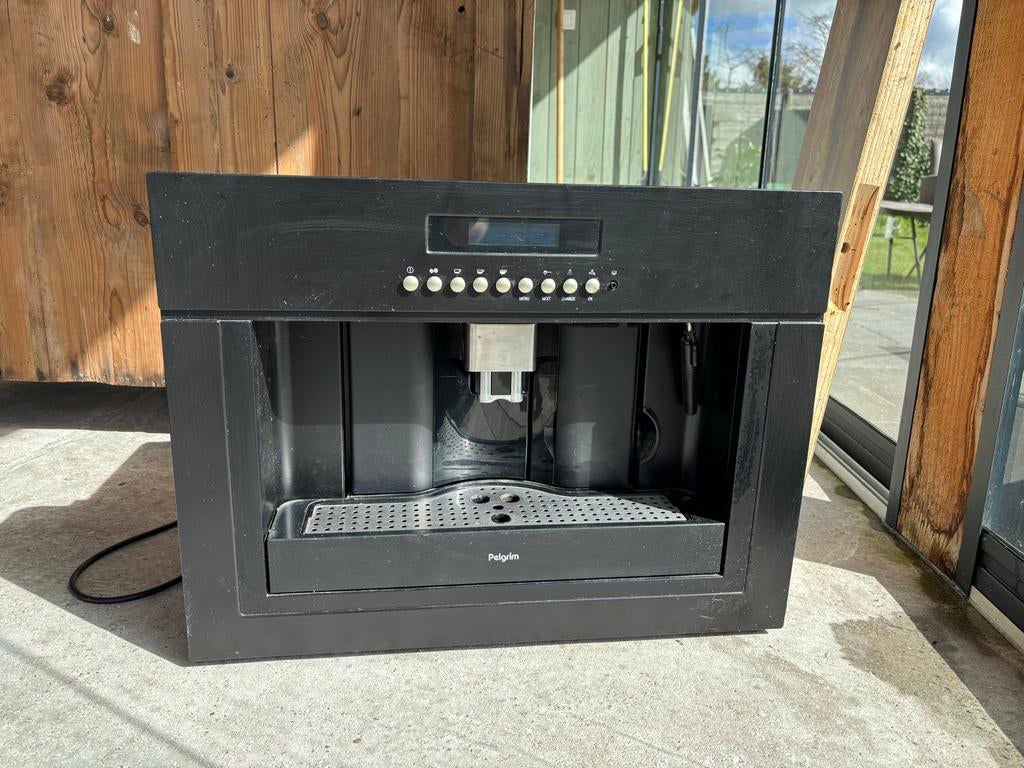 Pelgrim inbouw koffiemachine, Witgoed en Apparatuur, Koffiezetapparaten, Ophalen, Gebruikt, Koffiemachine, Koffiebonen