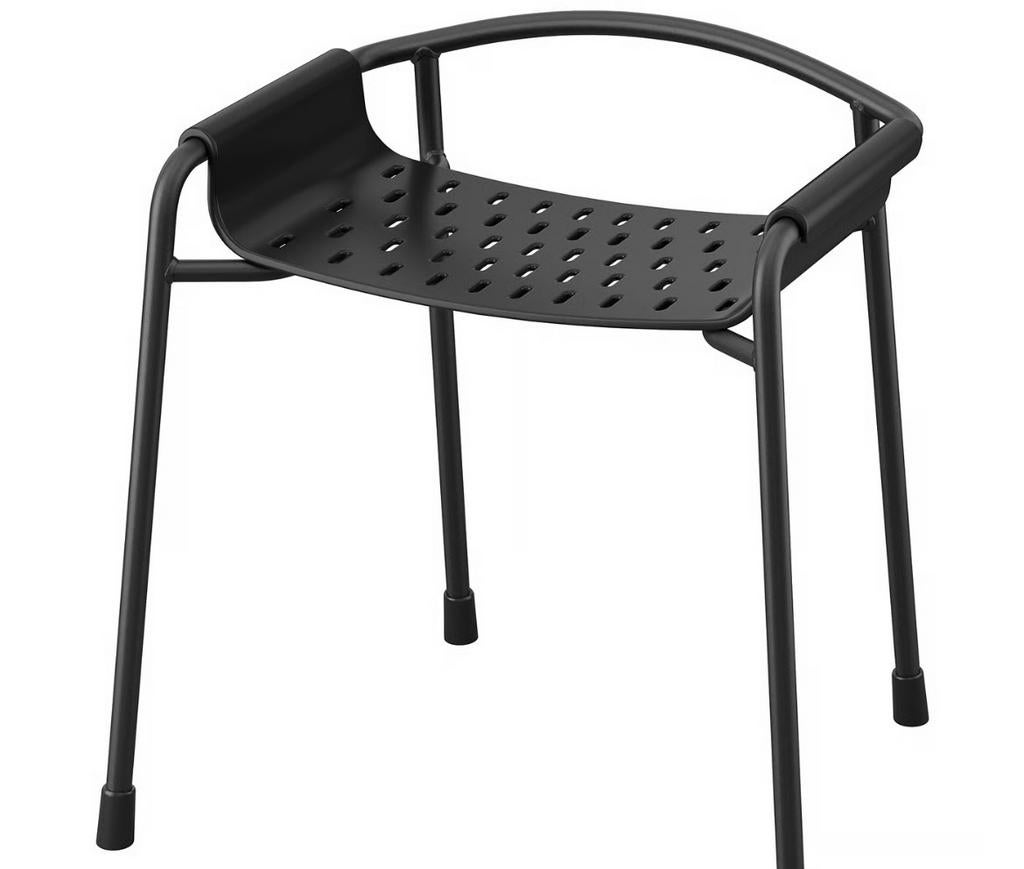 Douche stoel zwart, Ophalen, Zo goed als nieuw, Zwart