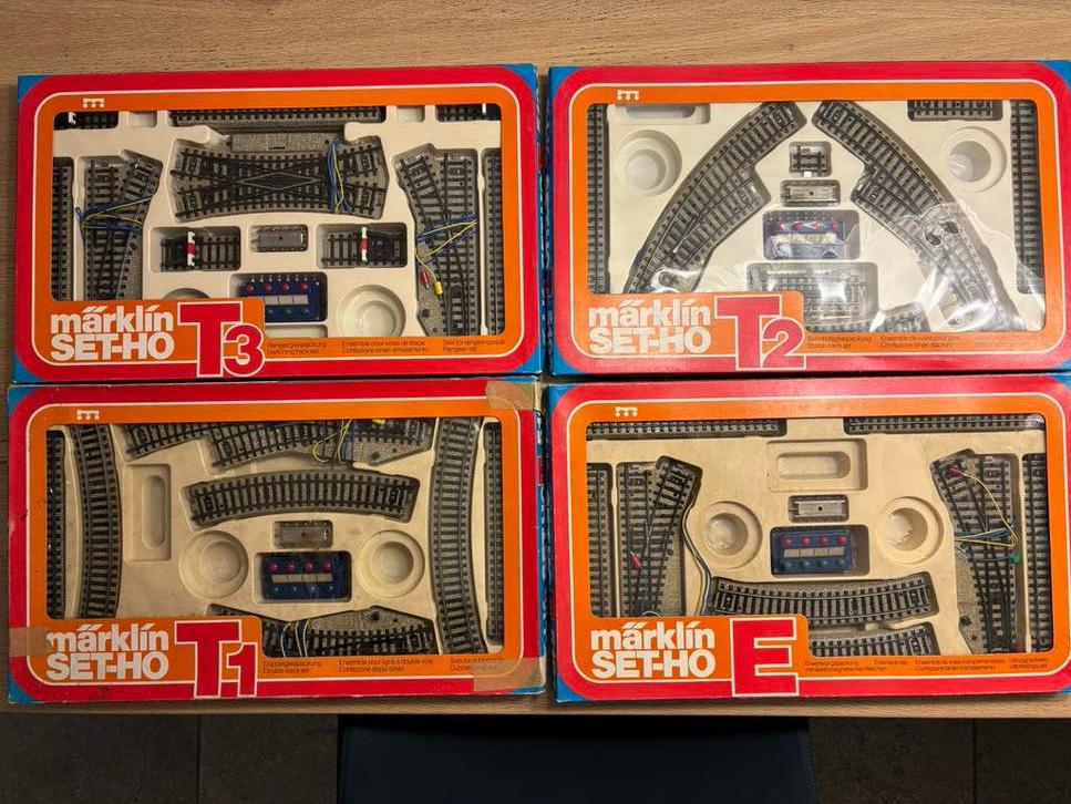 Marklin complete SET123 baan, Wisselstroom, Ophalen of Verzenden, Märklin, Gebruikt