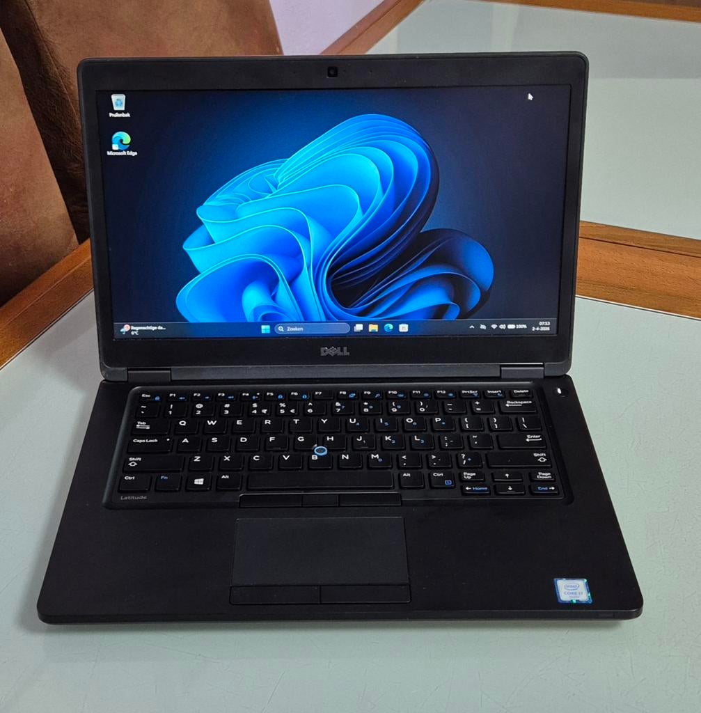 Dell latitude 7480 i7 met Nvidia Geforce Graphics, Ophalen, Met videokaart, Qwerty, 8 GB