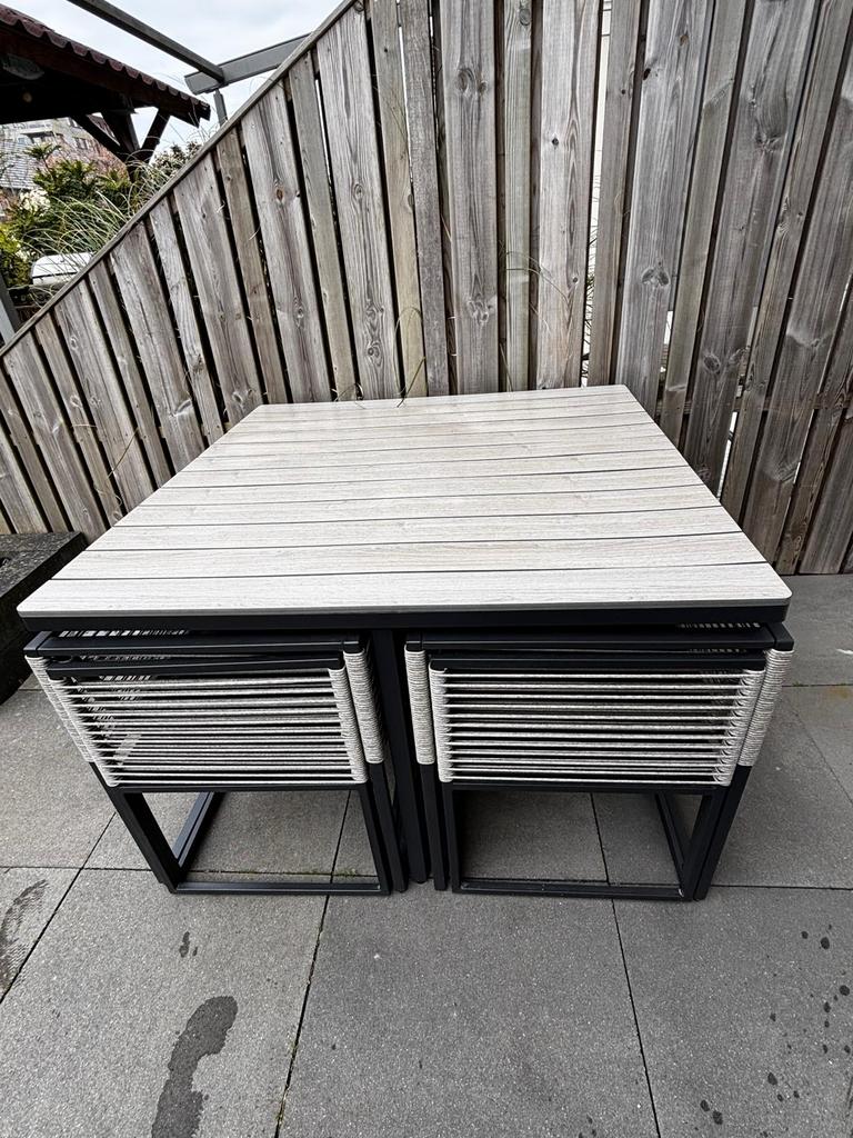 Tuinset Monaco - 118x118x74cm, Ophalen, Stoel