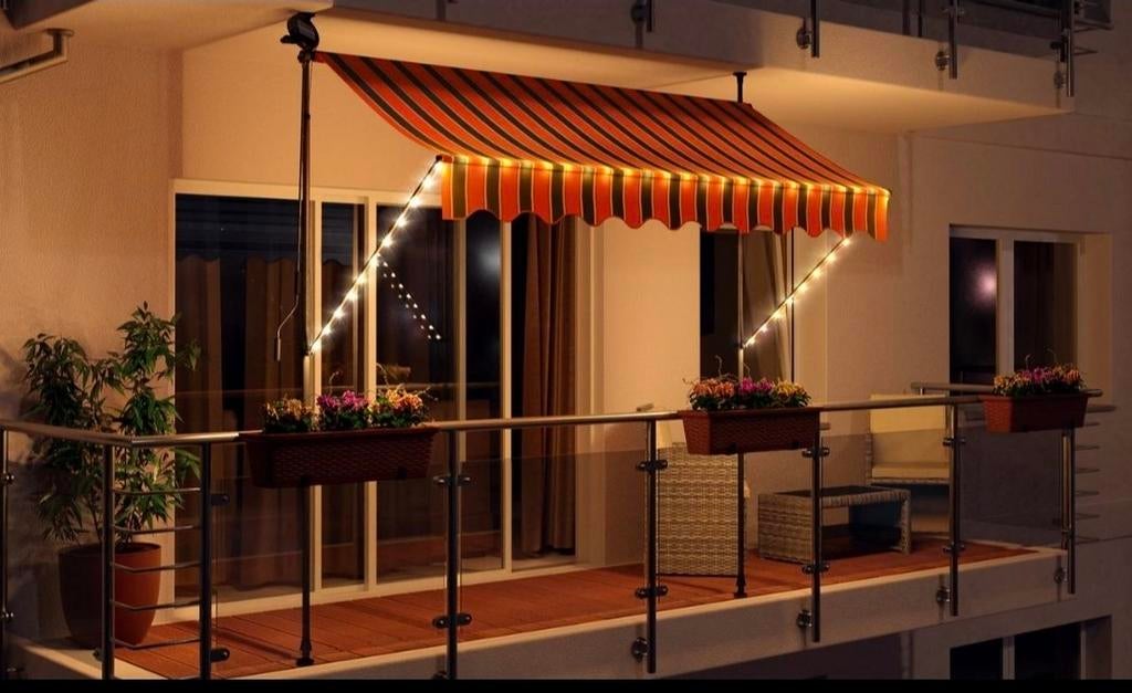 Klemluifel - 250cm oranje/zwart, Overige typen, Nieuw, Ophalen of Verzenden, 150 tot 300 cm