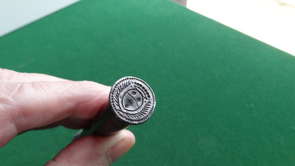 Lakkoker - Zegelstempel - Cachet 18e eeuw ijzer, Ophalen of Verzenden