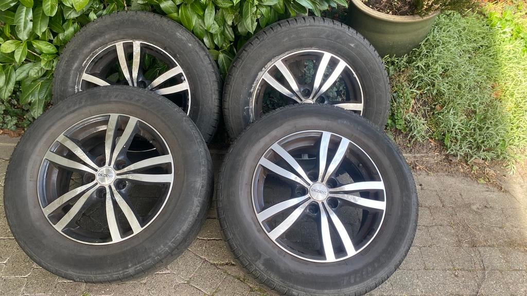Lichtmetalen velgen 16inch Merk Dezent, Auto-onderdelen, Banden en Velgen, Ophalen, 215 mm, Velg(en), 16 inch