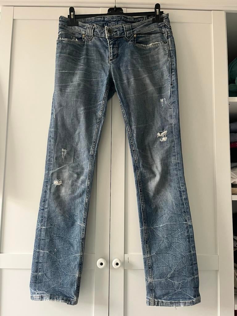 Spijkerbroek M, Kleding | Dames, Ophalen of Verzenden, Zo goed als nieuw, Blauw, W30 - W32 (confectie 38/40)