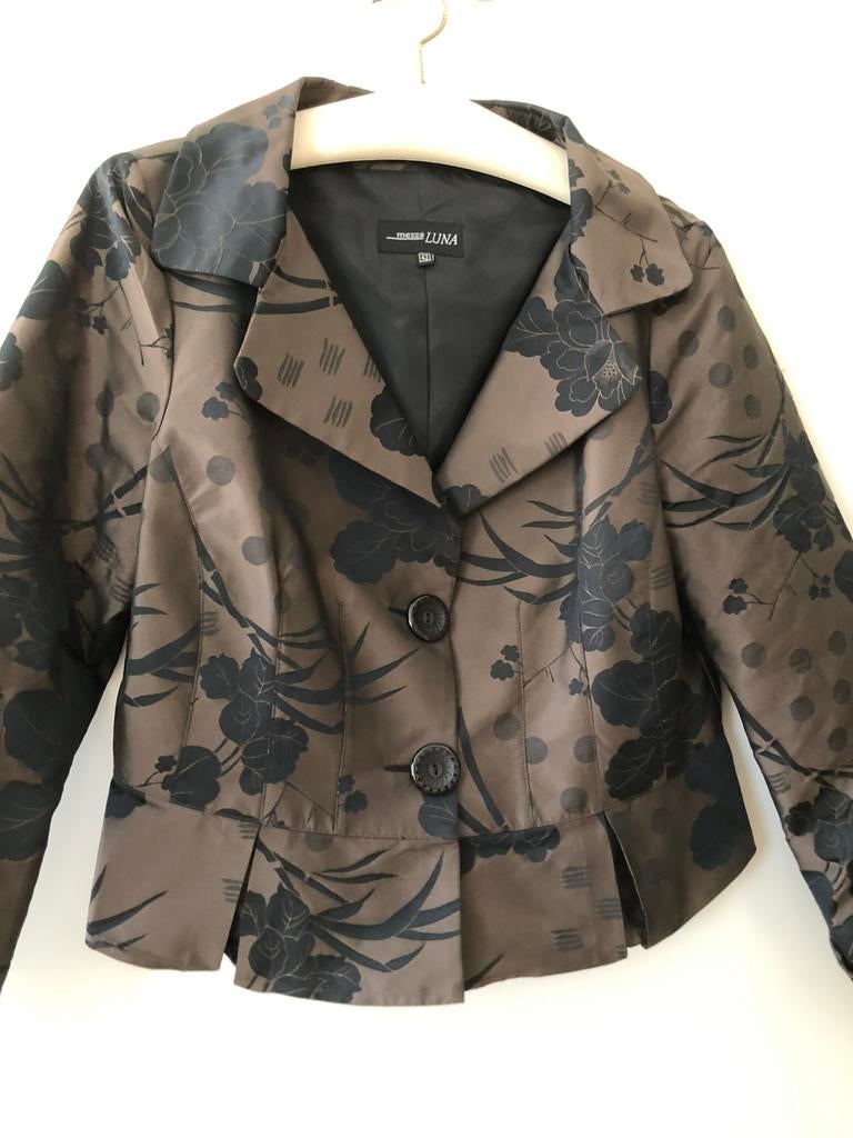 Blouse van Mezza Luna, Ophalen of Verzenden, Zo goed als nieuw, Maat 42/44 (L), Bruin