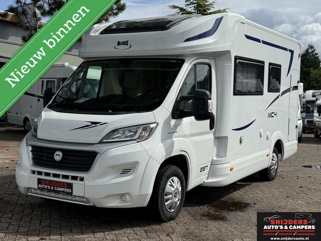 Mc louis mc4 237 met maar 7700 km face to face, Caravans en Kamperen, Campers, Airconditioning, Bedrijf, 6 tot 7 meter, Half-integraal