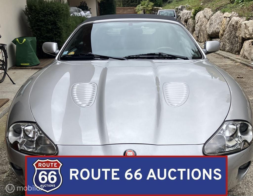 Jaguar XKR Cabriolet | 1999 | Route 66 Auctions, Auto's, Overige carrosserieën, Zwart, Bedrijf, Handgeschakeld