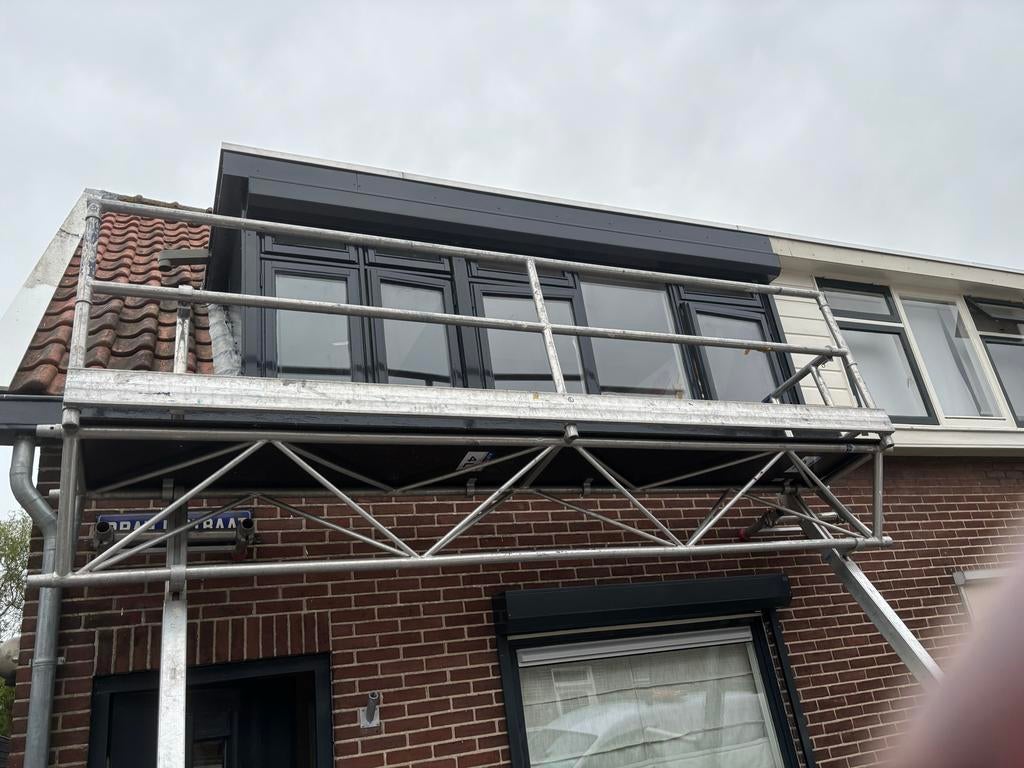 Triangel steiger - voor veilige werkzaamheden, Ophalen, Gebruikt, Daksteiger, 5 meter of hoger