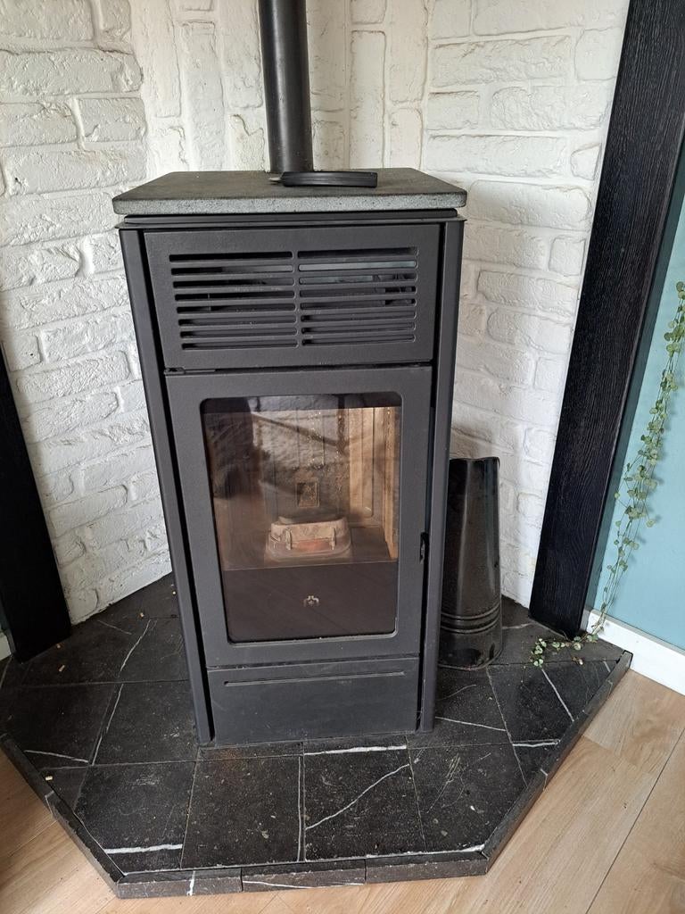 EdilKamin Slide 7 Pelletkachel met afstandsbediening, Ophalen, Gebruikt, Overige brandstoffen, Pelletkachel