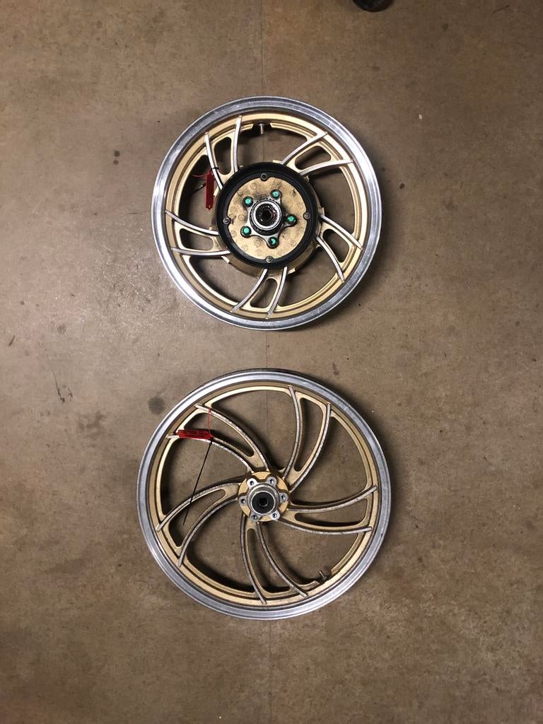 Yamaha XJ 750 Midnight Maxim Wielen/velgen set, Gebruikt, ., Ophalen of Verzenden, .