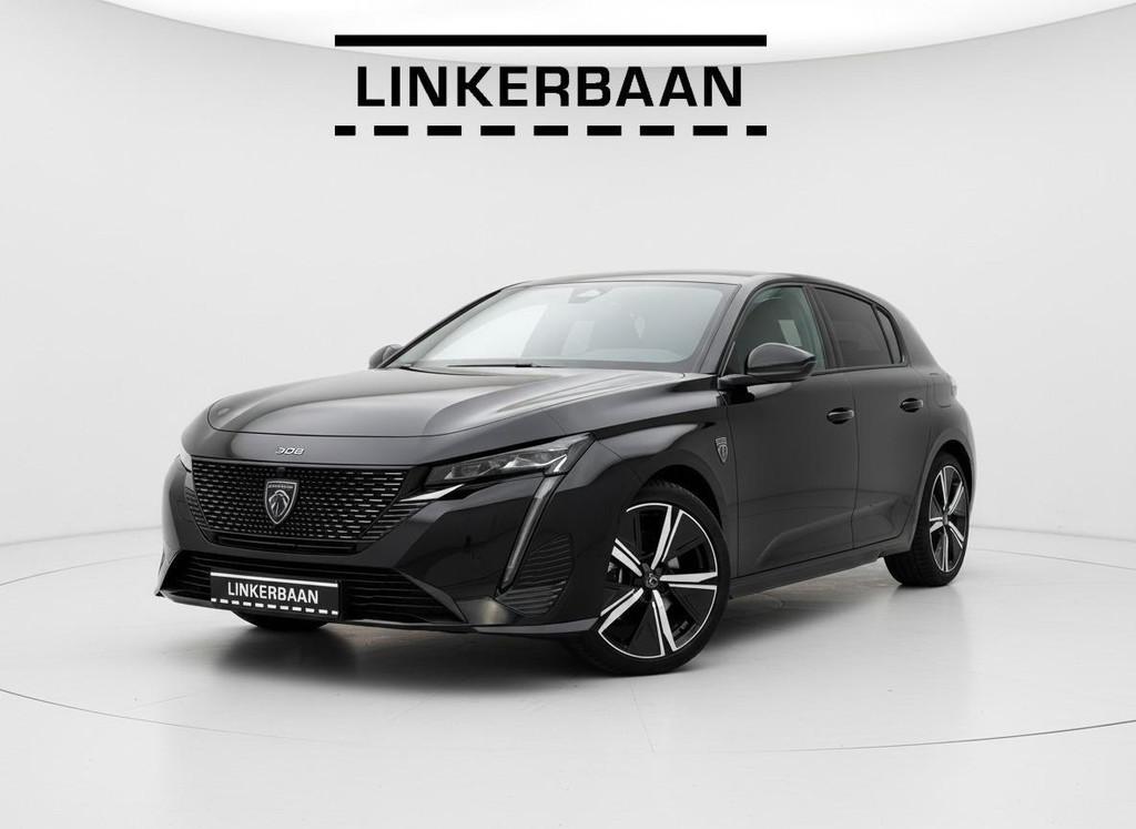 Peugeot 308 1.2 Hybrid 145 e-DCS6 GT Pack | Nieuw | 360 came, 136 pk, Gebruikt, Met garantie (alle), Zwart
