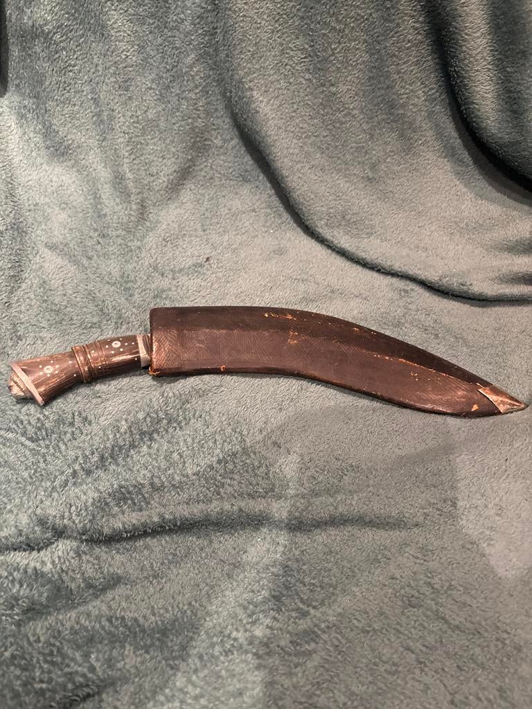Repliek Kukri Mes met Schede - Handgemaakt, Antiek en Kunst, Ophalen of Verzenden