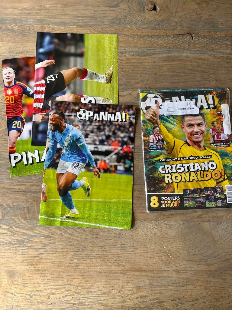 Nieuw! Panna! Cristiano Ronaldo + 3 extra posters, Boeken, Ophalen of Verzenden, Nieuw, Sport en Vrije tijd