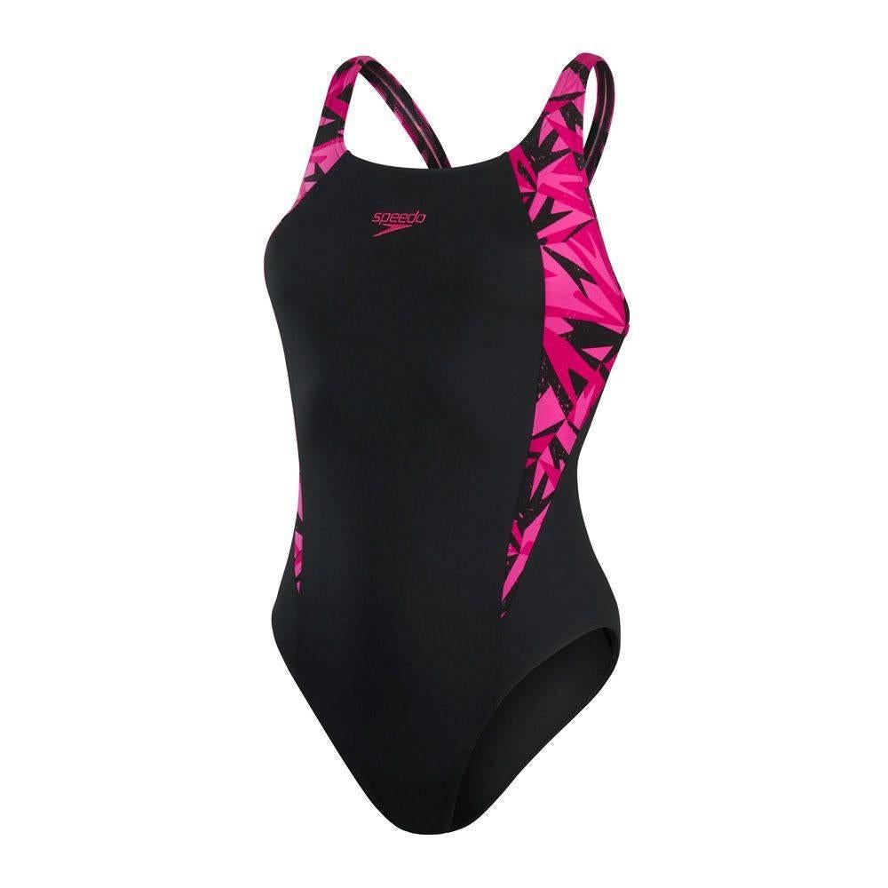 Nieuw Speedo W Hyperboom Splice Muscleback Badpak Black, Zwart, Info@allsport-group.com, All Sport NV, Nieuw