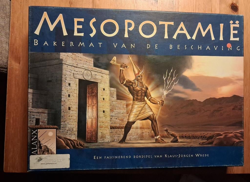 bordspel Mesopotamië, Hobby en Vrije tijd, Gezelschapsspellen | Bordspellen, Ophalen of Verzenden, Zo goed als nieuw