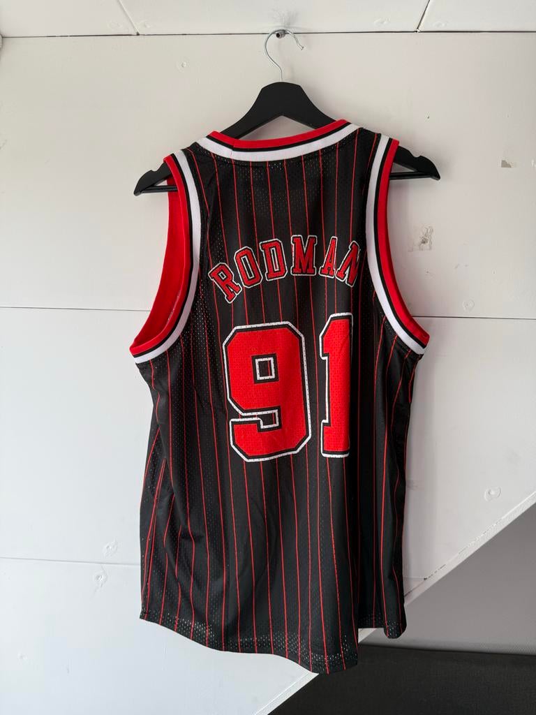Dennis Rodman Basketbal Shirt #91 - Chicago Bulls, Sport en Fitness, Basketbal, Verzenden, Nieuw, Kleding