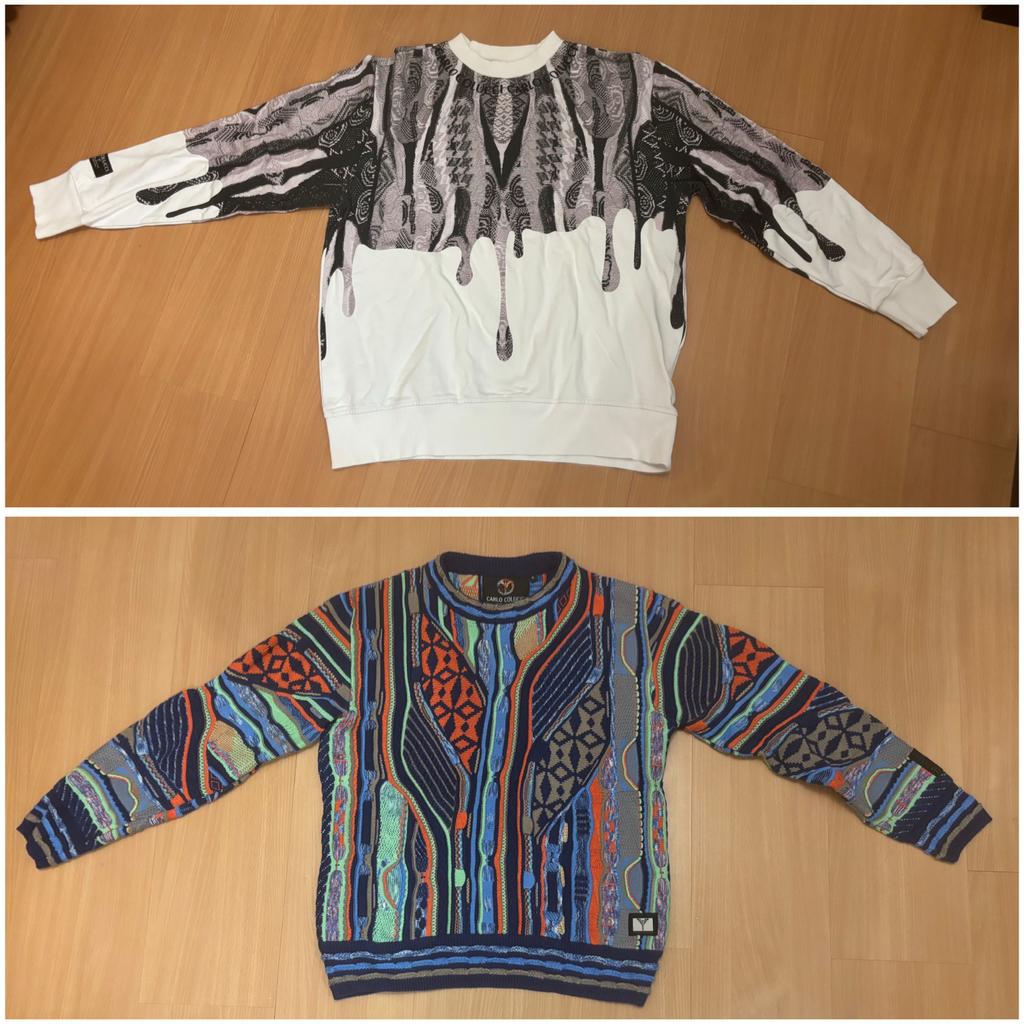 Carlo Colucci trui met print, Kleding | Heren, Ophalen of Verzenden, Gedragen, Overige maten, Wit