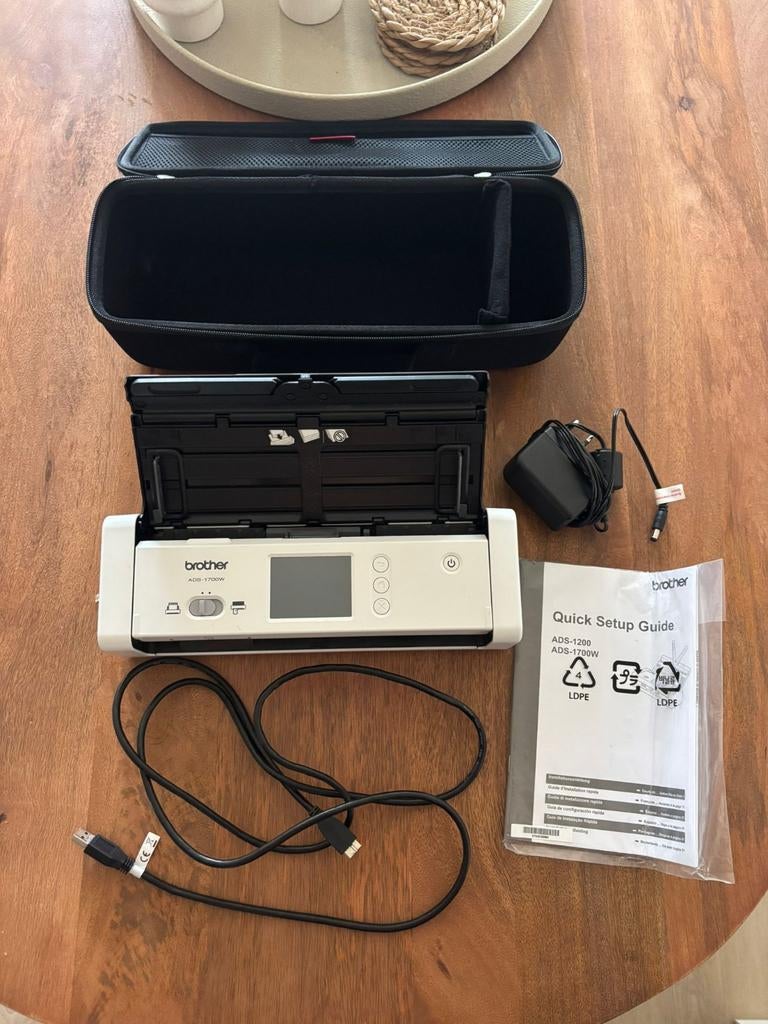Brother ADS-1700W compacte documentscanner met Wi-Fi, Computers en Software, Scanners, Ophalen of Verzenden, Zo goed als nieuw