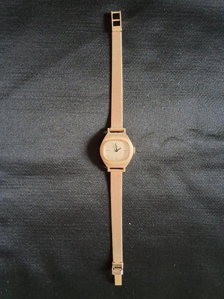 Orgineel Baume&Mercier Genève dameshorloge, Ophalen, Goud, Overige typen, Verguld