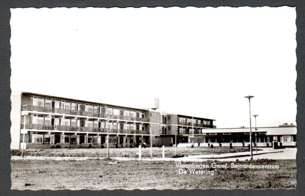 Oude Ansicht Vlaardingen Geref Bejaardencentrum de Wetering., Verzamelen, Ansichtkaarten | Nederland, Ophalen of Verzenden, 1940 tot 1960