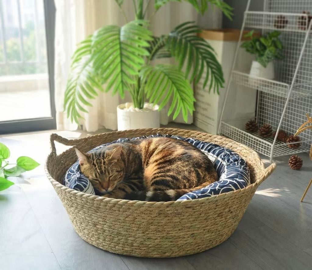 Nieuwe kattenmand met nieuw kussen, Ophalen of Verzenden, Nieuw, Vilt