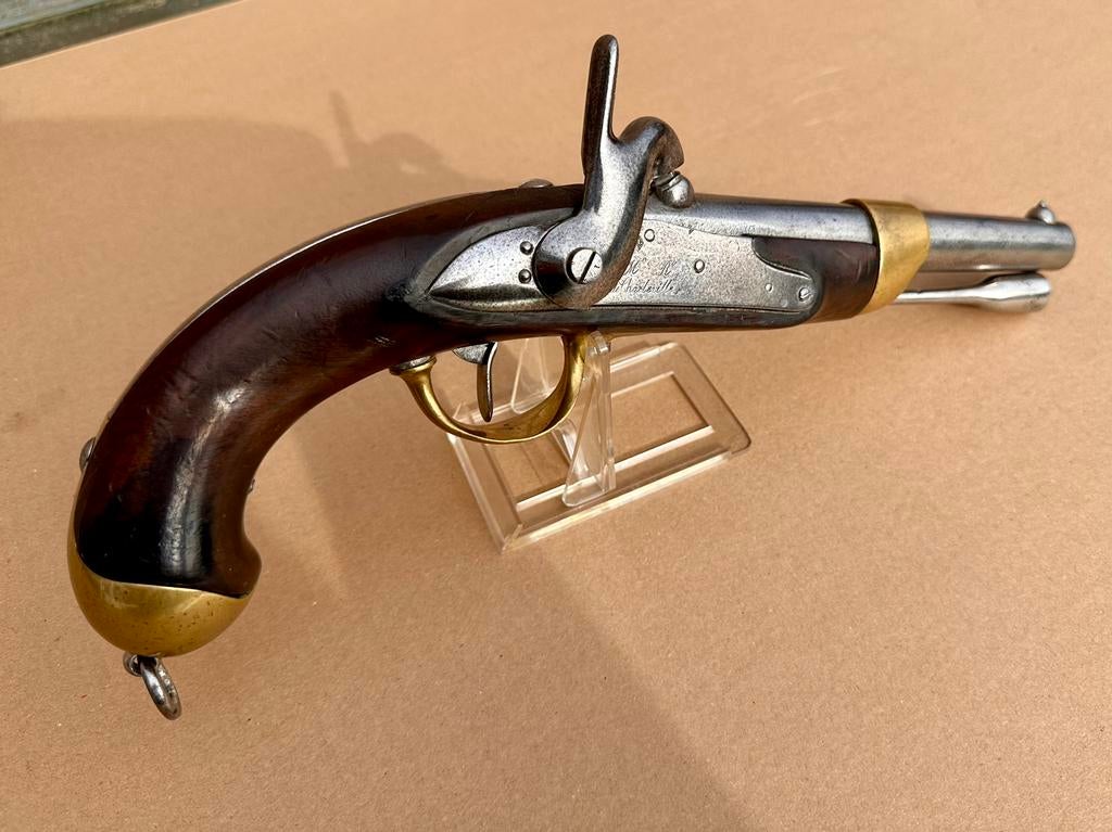 Antiek frans m1822 t-biss percussie pistool, Ophalen of Verzenden