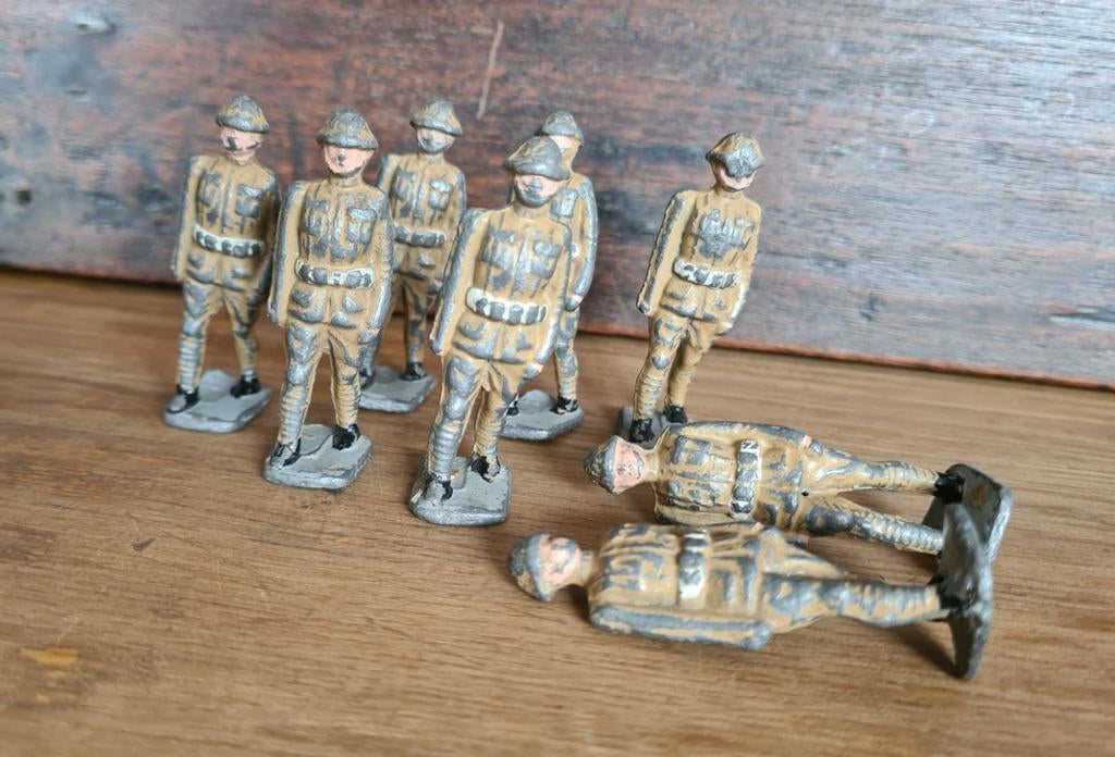 8 WO1 militaire poppetje, Ophalen of Verzenden, Landmacht