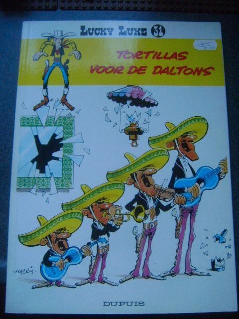 lucky luke no 31 tortillas voor de daltons, Boeken, Eén stripboek, Ophalen of Verzenden, Zo goed als nieuw