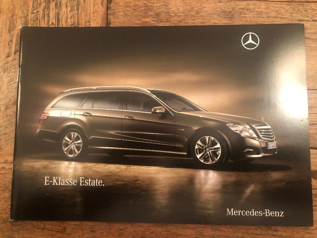 Intro folder Mercedes-Benz E-klasse Estate 2009 S212 nieuw!, Nieuw, Mercedes-Benz, Mercedes, Ophalen of Verzenden