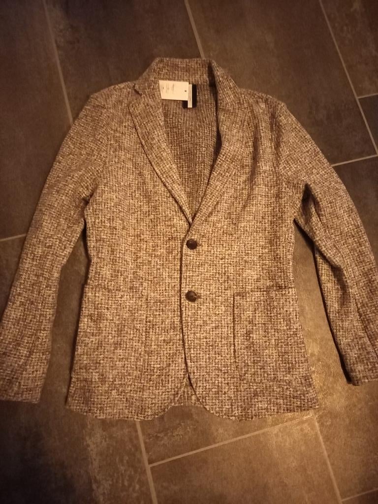 Profuomo gebreid colbert maat 46, Kleding | Heren, Kostuums en Colberts, Bruin, Nieuw, Ophalen of Verzenden, Profuomo