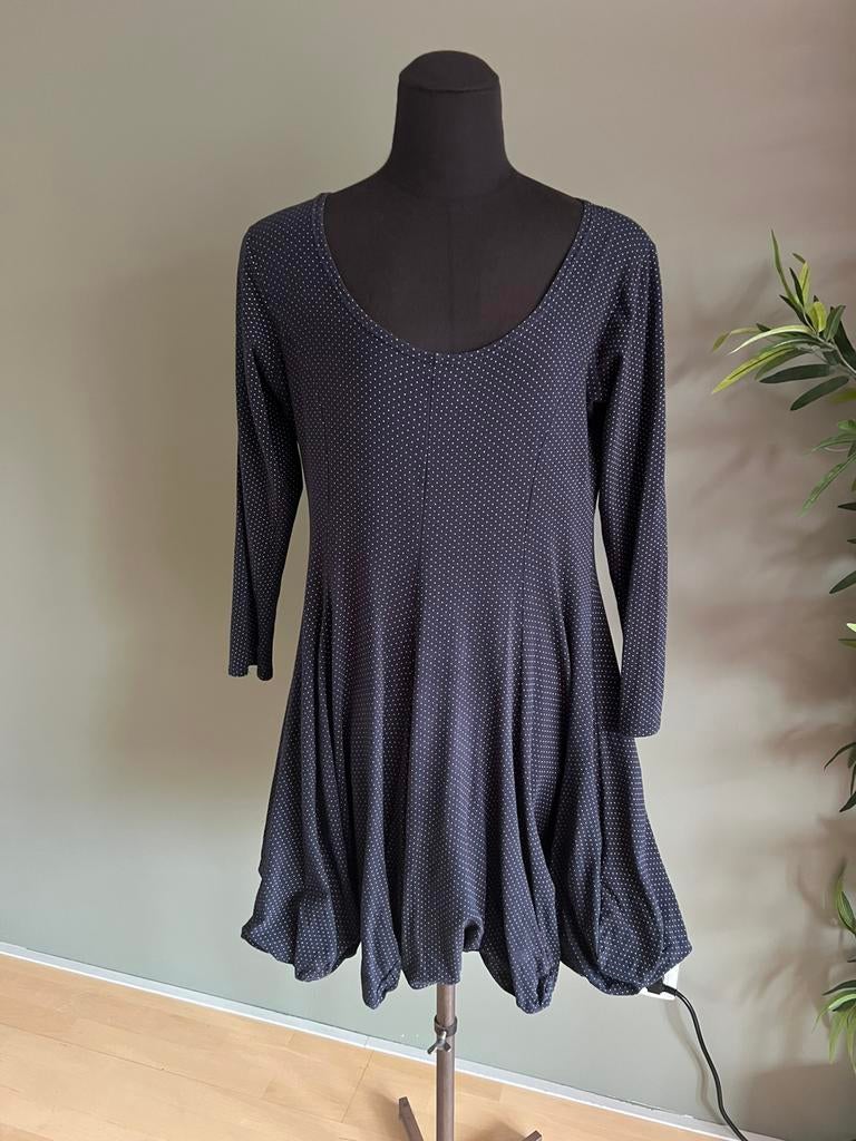 Boris heerlijk stretch tuniek zw-w maat 3 46-48, Zwart, Maat 46/48 (XL) of groter, Ophalen of Verzenden, Zo goed als nieuw