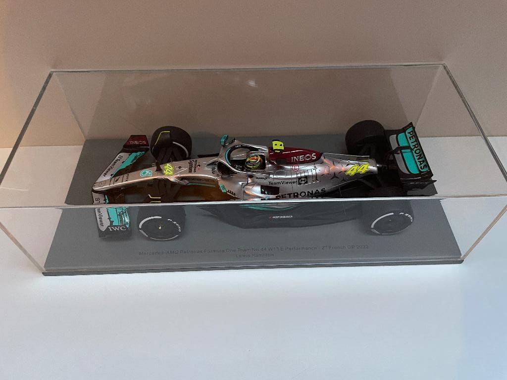 Lewis Hamilton Spark 1:18 Mercedes F1 W13 E French GP 2022, Ophalen of Verzenden, Nieuw, Auto, Overige merken