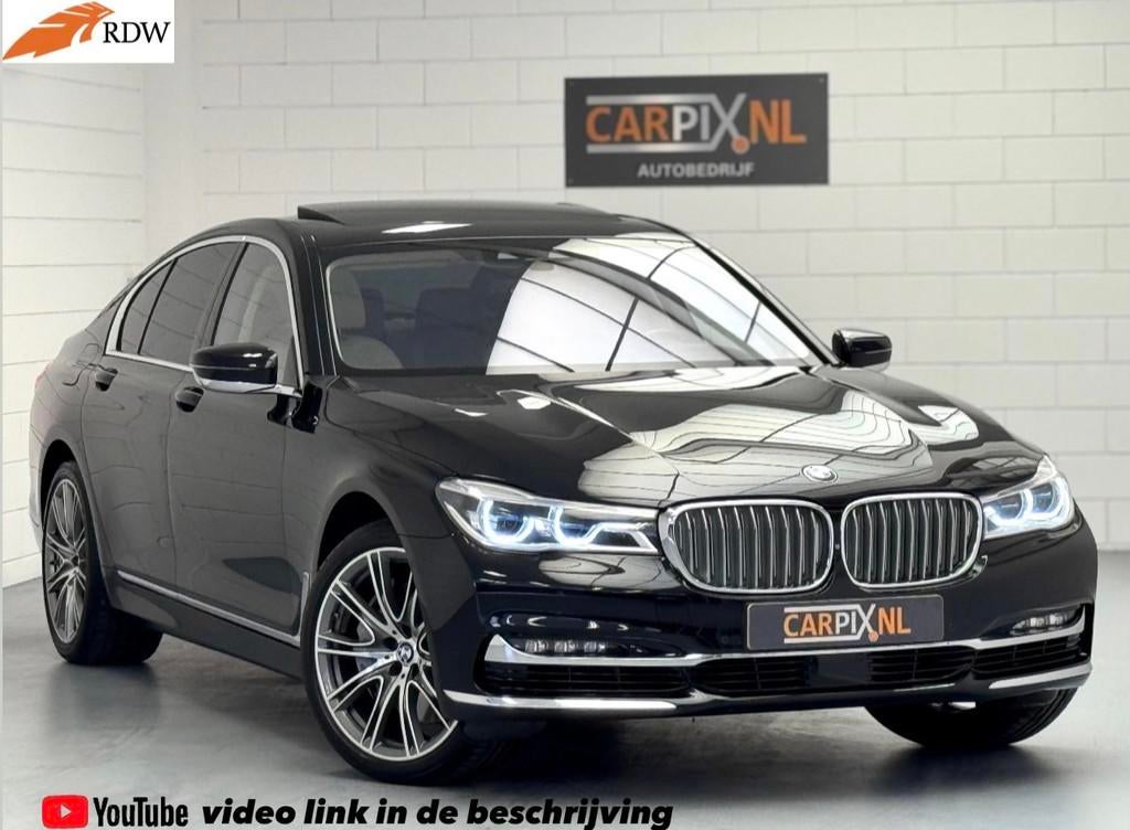 BMW 7 Serie 750i xDrive 450hp 2017 High Executive Individual, Auto's, BMW, Bedrijf, Te koop, 7-Serie, 360° camera, 4x4, ABS, Achteruitrijcamera
