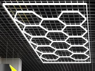 Led hexagon verlichting voor poets garage werkplaats gym ed, Ophalen, Kunststof, Nieuw, Led