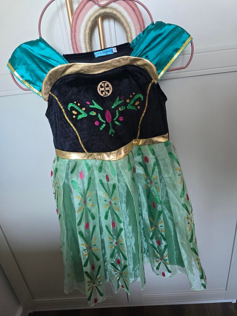 Frozen Anna jurk - Maat 130 van het betere merk, Kinderen en Baby's, Carnavalskleding en Verkleedspullen, Ophalen of Verzenden