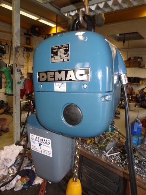 Demag kettingtakel PK5N 500 kg kraannr.2, Ophalen, Zo goed als nieuw, Elektrisch