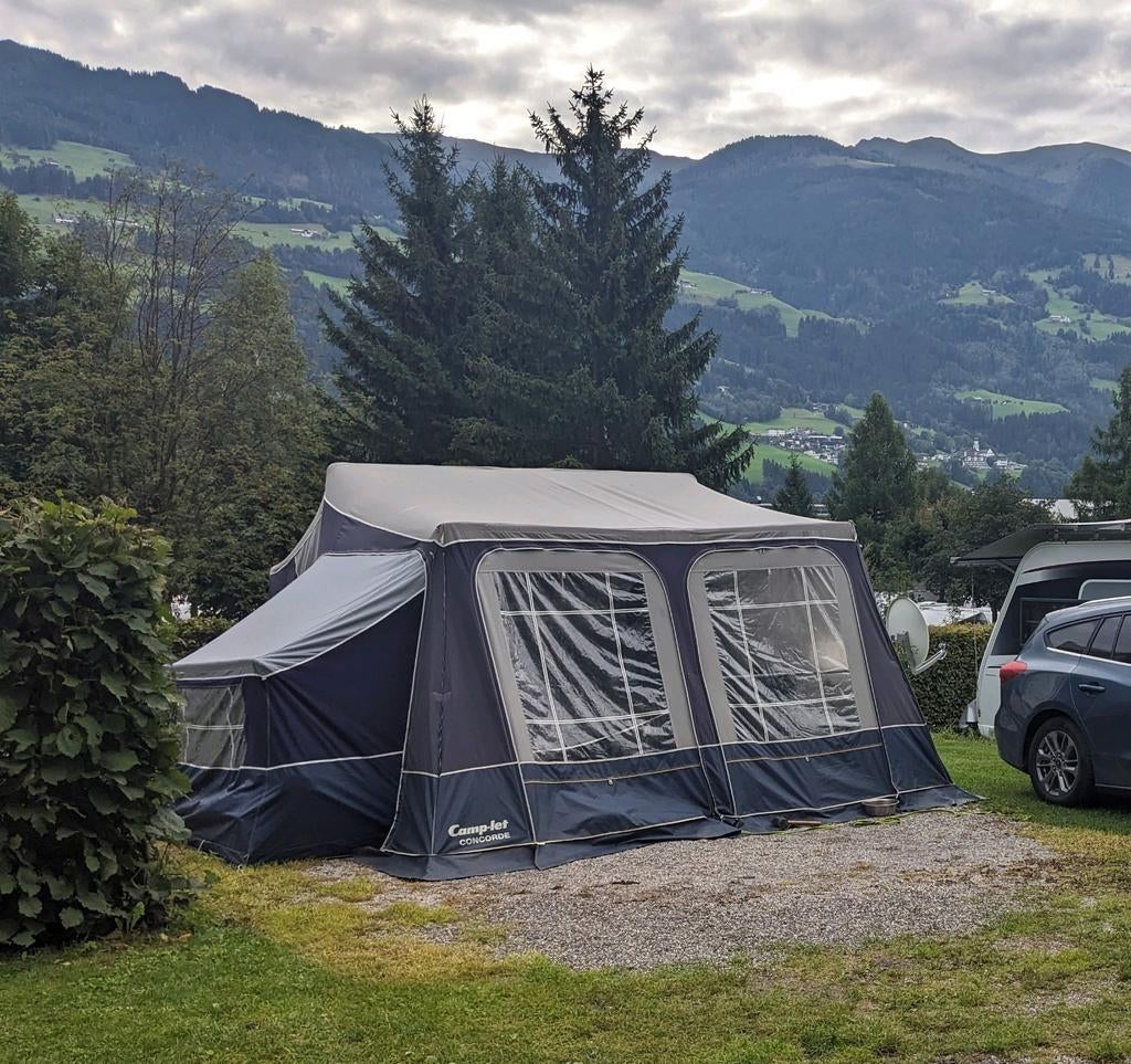 Camplet Concorde vouwwagen zonder slaapcabine, Ophalen