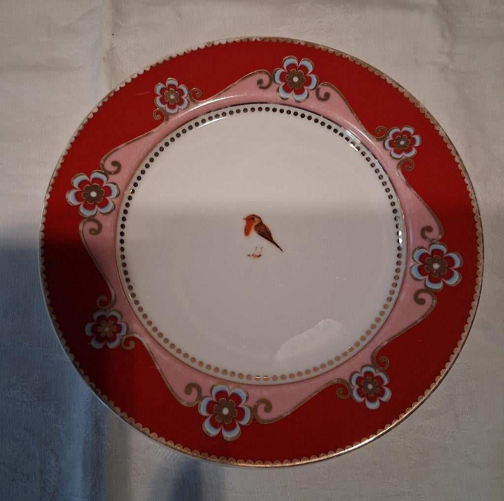 PIP studio gebaksbord Love bird *eureka*, Huis en Inrichting, Ophalen of Verzenden, Zo goed als nieuw, Bord(en), Overige stijlen