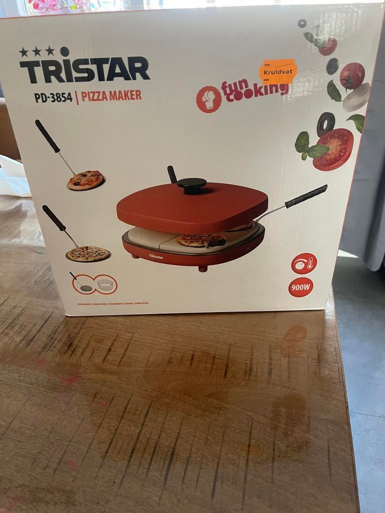 Pizza maker en gril in 1, Ophalen of Verzenden, Zo goed als nieuw, 4 t/m 7 personen