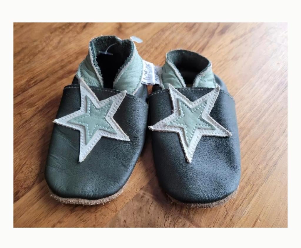 Schoenen slofjes baby mt 17, Ophalen, Slofjes, Jongetje of Meisje, Zo goed als nieuw