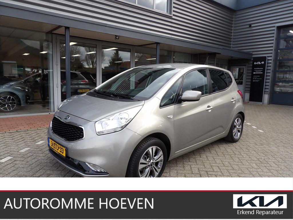 KIA Venga 1.4 First Edition Dealer Ond. ! 47.000km ! Org. Ne, Voorwielaandrijving, Euro 5, Gebruikt, Zwart