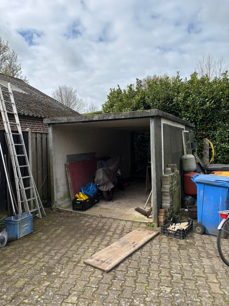 Gratis prefab betonnen garagebox (MAVO), Tuin en Terras, Bergingen en Tuinkasten, Gebruikt, Overige typen, Overige materialen