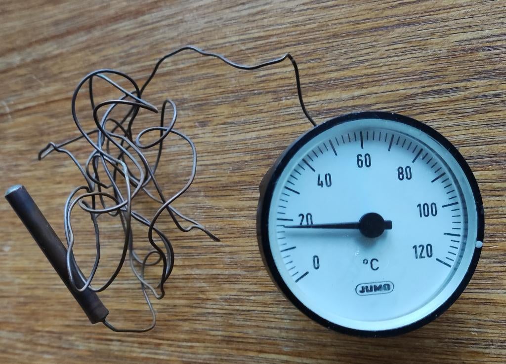 Manometer Juno druk- of spanningsmeter, Ophalen of Verzenden, Gebruikt