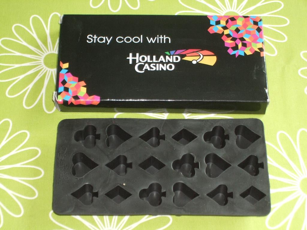Holland Casino IJsblokjesvorm, Verzamelen, Overige Verzamelen, Zo goed als nieuw, Ophalen of Verzenden