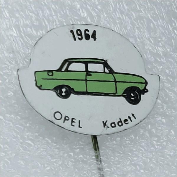 SP1156 Speldje 1964 Opel Kadett groen, Verzamelen, Ophalen of Verzenden, Gebruikt, Overige onderwerpen