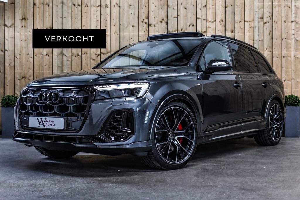 Audi Q7 60 TFSI e Quattro Competition *Pano*RS-Stoelen*4-Wie, Automaat, Gebruikt, 2995 cc, Leder