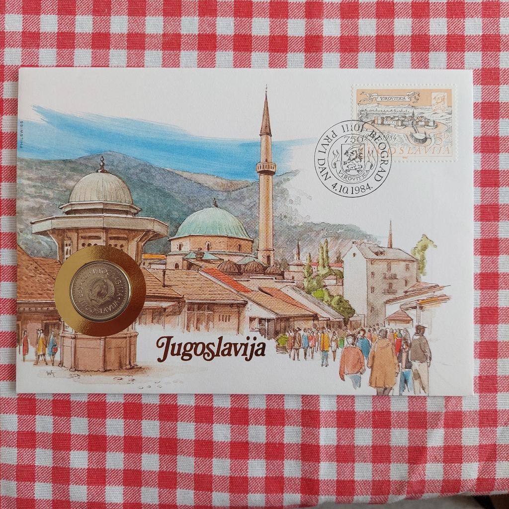 Munt-Brief / Munz-Briefe aus aller Welt, Ophalen of Verzenden, Joegoslavië, Setje