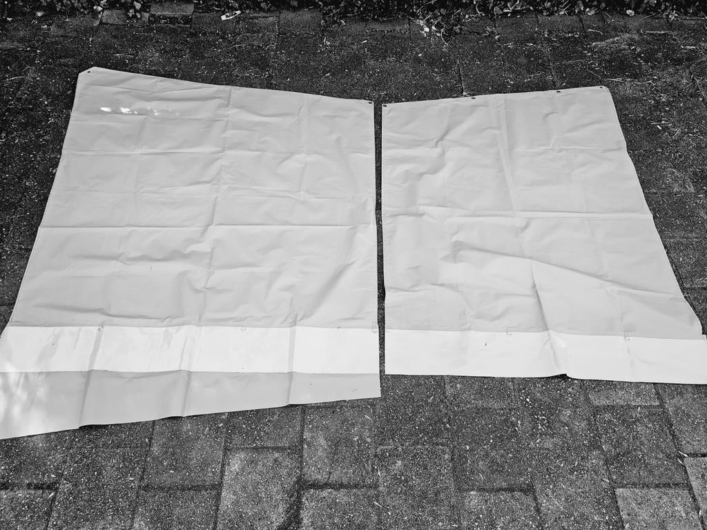 Zijwand camper luifel Dakgoot hoogte 2 meter, Ophalen of Verzenden, Zo goed als nieuw